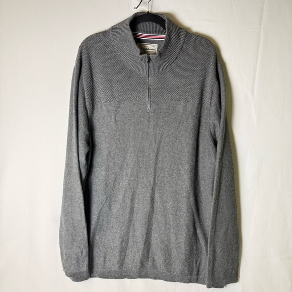 Flag & Anthem Other - 🛍️Flag & Anthem Original Gray Half-Zip Men's Sweater Cotton sz XXL Knitwear
